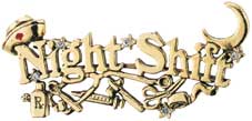 �Night Shift� Bar Pin