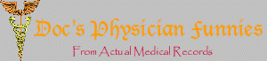 Physician Funnies